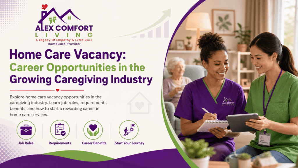 Home Care Vacancy Career Opportunities in the Growing Caregiving Industry